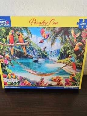 PARADISE COVE 1000 PIECE WHITE MOUNTAIN PUZZLE